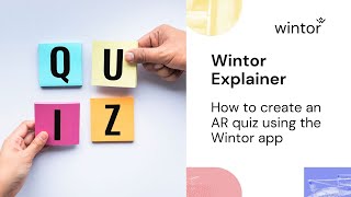 How to create an AR quiz using Wintor No Code AR Editor / Wintor Explainer