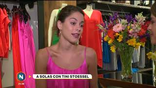 Tini Stoessel En Telefe Noticias Con Agustina Casanova