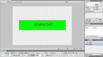 Rollover Efffects In  Adobe Fireworks