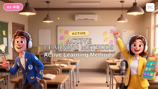Active Learning Methods | A1-A2 Real Podcast Breakdowns with Vocab Cards & Highlights (EN)