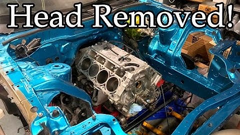 LS RX7 Cam And Head REMOVED! - Wide Body V8 FD RX7 Build Video Series 22