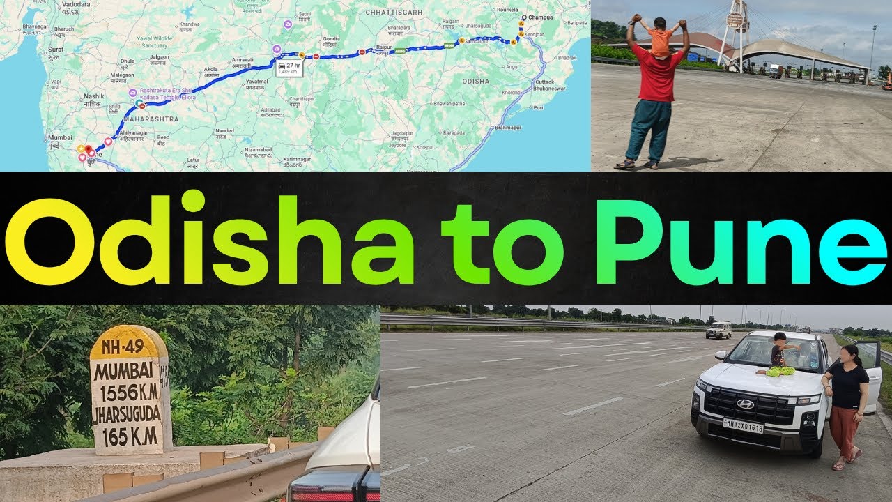 Odisha to Pune by car— 1500 KM Return Road Trip | Creta 2025 Ultimate Drive! #creta2025
