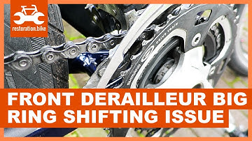 Front derailleur not shifting to big ring