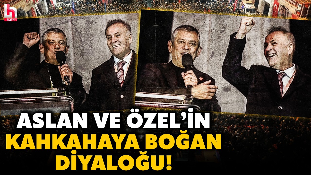 MİTİNGE DAMGA VURDU! Özgür Özel, Nuri Aslan'a öyle bir şey dedi ki meydan yıkıldı! İşte o anlar...