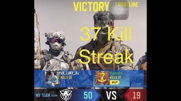 37 Kill Streak | Call of Duty Mobile | CODM | COD | Frontline | Crash | Tamil | Gameplay
