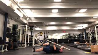 DOWEL DEADBUG ROTATION