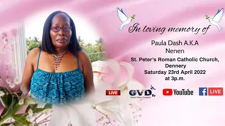 In Loving Memory of Paula Dash Better known as Nenen