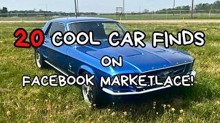 20 COOL CAR FINDS ON FACEBOOK MARKETPLACE!