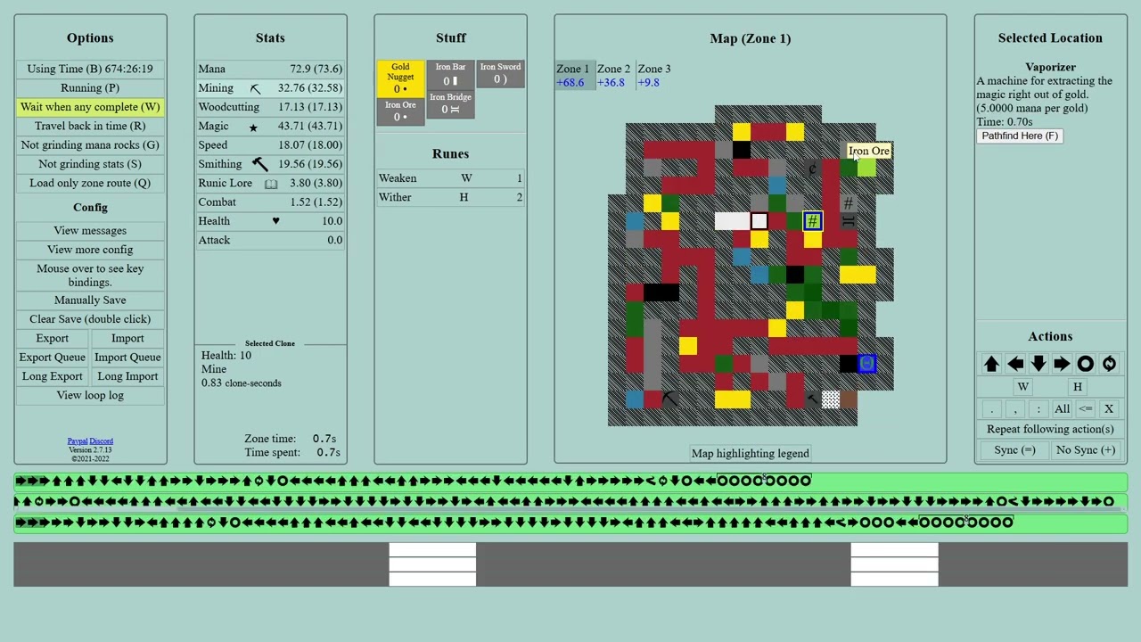 Duplication: Cavernous II, Time Loop Game - Free Web Browser Incremental Looper Ep 8