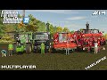 POTATO harvest with 10 HARVESTERS | The French Plain | Farming Simulator 22 Multiplayer | Episode 14