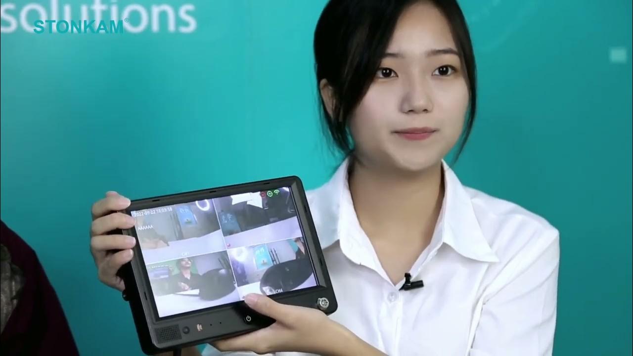 9 inch HD invehicle 4channel recording monitor system Incab