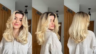 Perfect blow dry teqnique with AIRHYPE fast drying hair dryer ft. TYMO