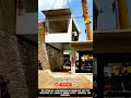 Lifting a Mini Building Using a Crane !! #shorts #innovation #tools
