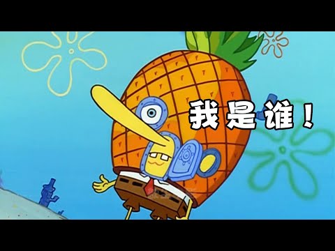 海绵宝宝：铁线虫把菠萝屋喝了，小海绵只能寄宿在派大星家!