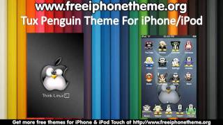 Tux Penguin Linux Iphone & Ipod Touch Theme