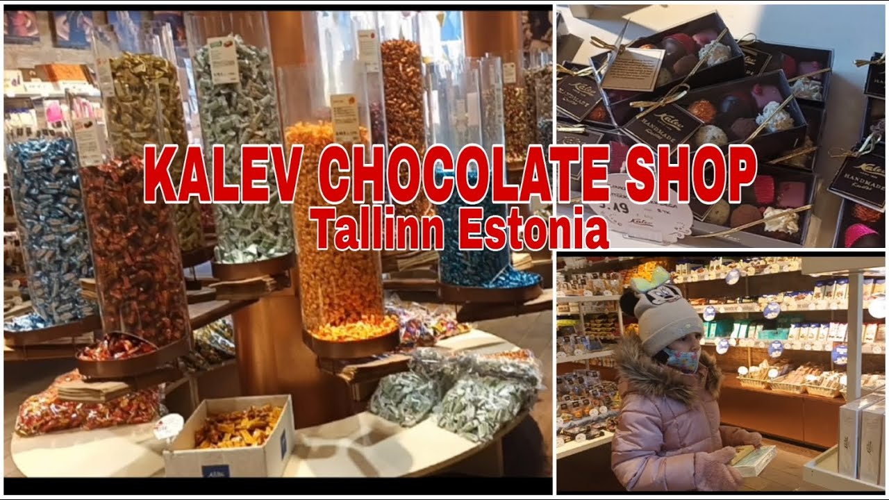 KALEV CHOCOLATE SHOP/ TALLINN ESTONIA 🇪🇪 - YouTube