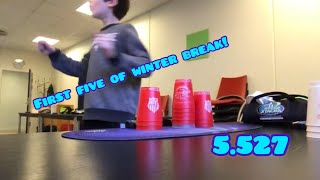 First Five Of Winter Break! 5.527 (JROS Cups)