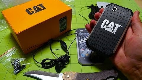 CAT B15: rugged Android smartphone unboxing | Pocketnow