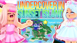 I Played Sunset Island Undercover And This Happened... Roblox Royale High Challenge