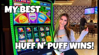 My BEST HUFF N MORE PUFF Slot Wins YET!!!