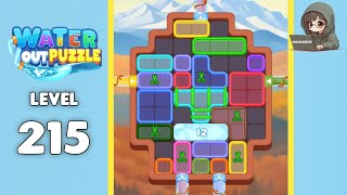 Water Out Puzzle level 215 solution