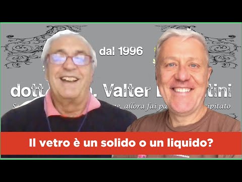Video: Perché Il Vetro è Un Liquido?
