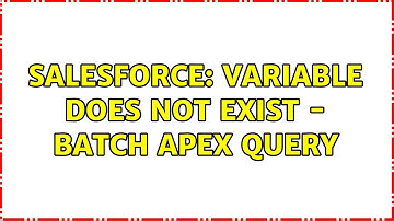 Salesforce: Variable does not exist - Batch Apex Query