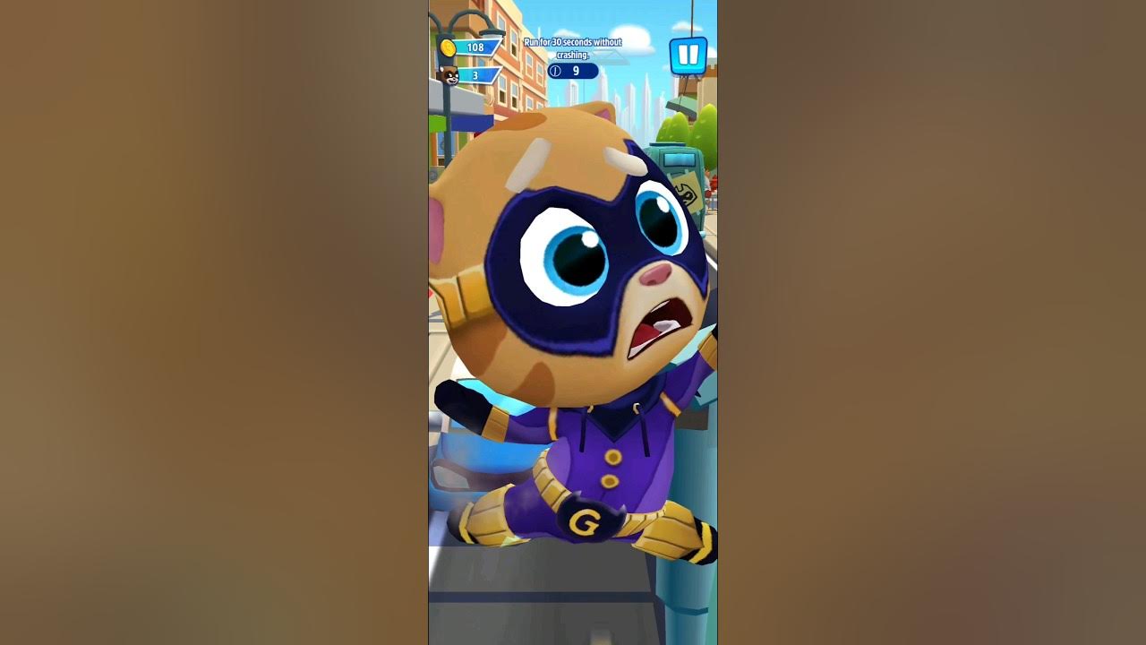 Talking Tom Gold Run, Hero Dash And Time Rush Reversed Mod Game Funny