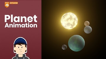 How to model and animate orbiting planets in Blender [2.92]