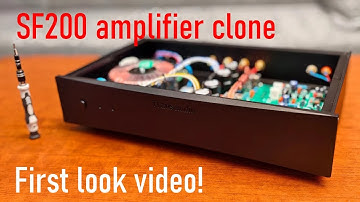 Sudgen/Stemfoort SF200 Stereo Amplifier Clone First Look Video!