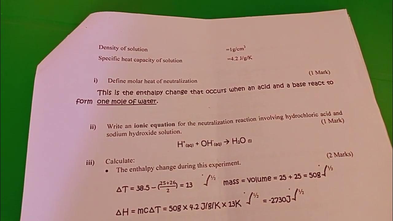 Kcse 2022 chemistry paper 2 predictions...questions and answer YouTube