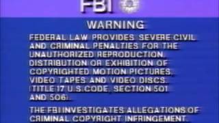 Blue FBI Screen