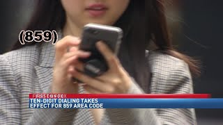 Mandatory ten-digit dialing now in effect for area code 859 859 Area Code My Country Mobile