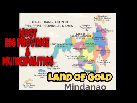 List of MINDANAO PROVINCES &MUNICIPALITIES - YouTube
