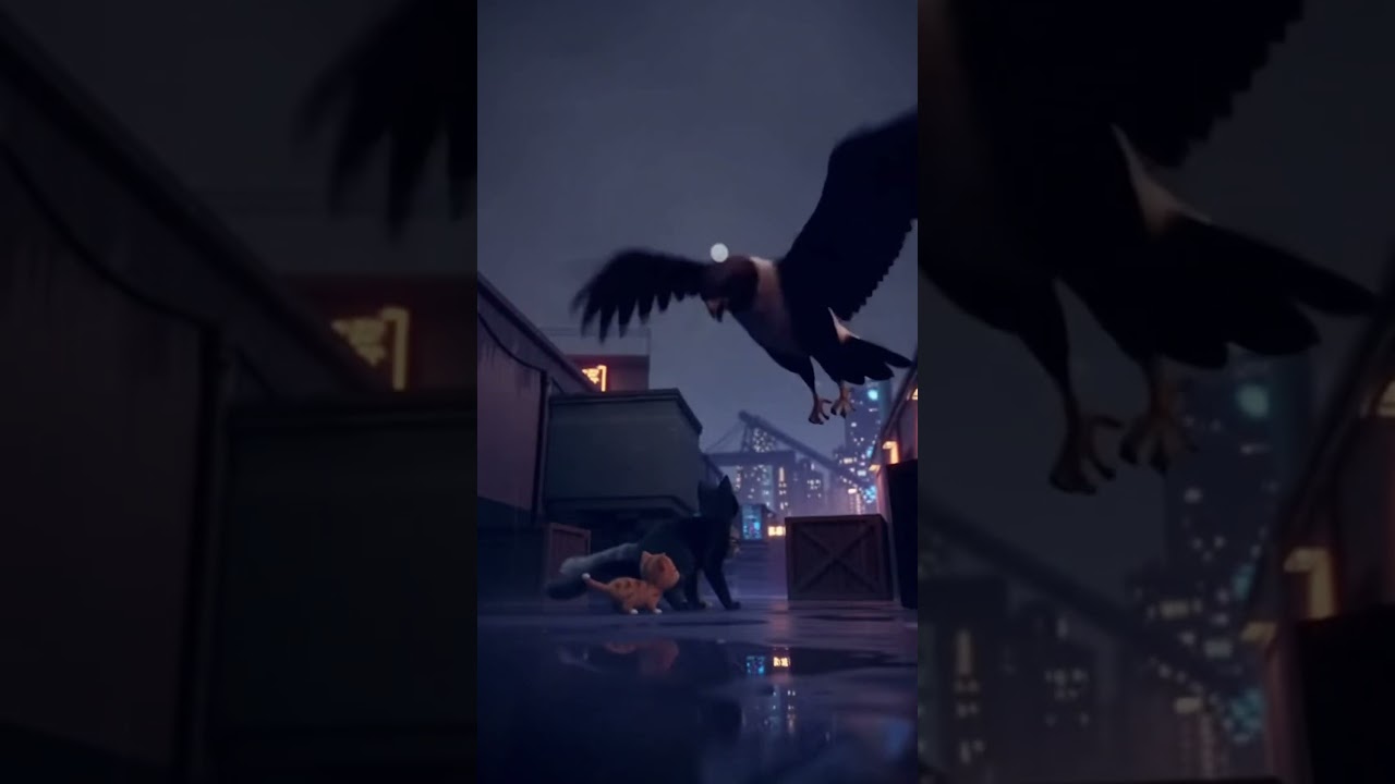 Neon City Chase! Rooftops, Dark Alleys & a Giant Bird Attack 