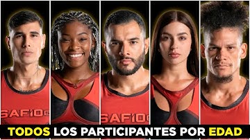 Desafio Siglo XXI: Todos los participantes ordenados por edad