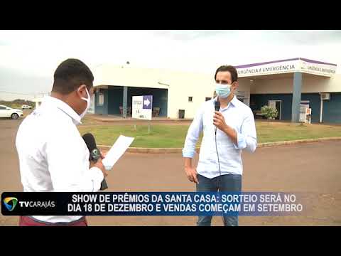 Show de prêmios do Hospital Santa Casa de Campo Mourão sorteio será no dia 18 de dezembro