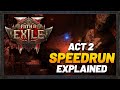 PoE 2 - Act 2 Speedrun Racing Guide - Boss Race Explained