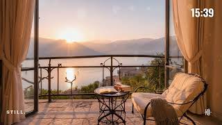 55 Min Deep Focus at Golden Hour ☀️ | Lake Como Terrace View 🇮🇹 | Piano Ambience for Work & Study screenshot 5