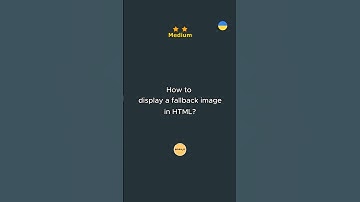 How to Display a Fallback Image in HTML | Daily Web Questions 27