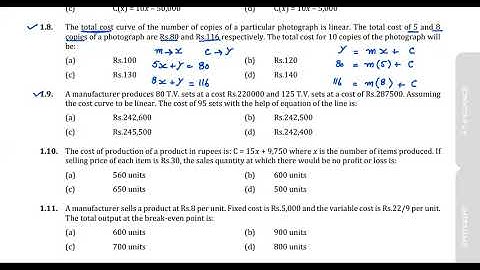 Lecture   11 Ch  1 Mathematical Equations & Coordinate System l Self Test Discussion l PRC 2 QM 1