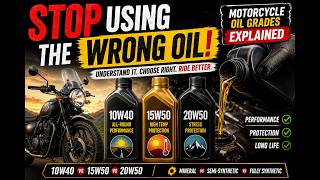 Engine Oil Explained: What 10W40, 15W50 & 20W50 Really Mean | Motorcycle Oil Guide