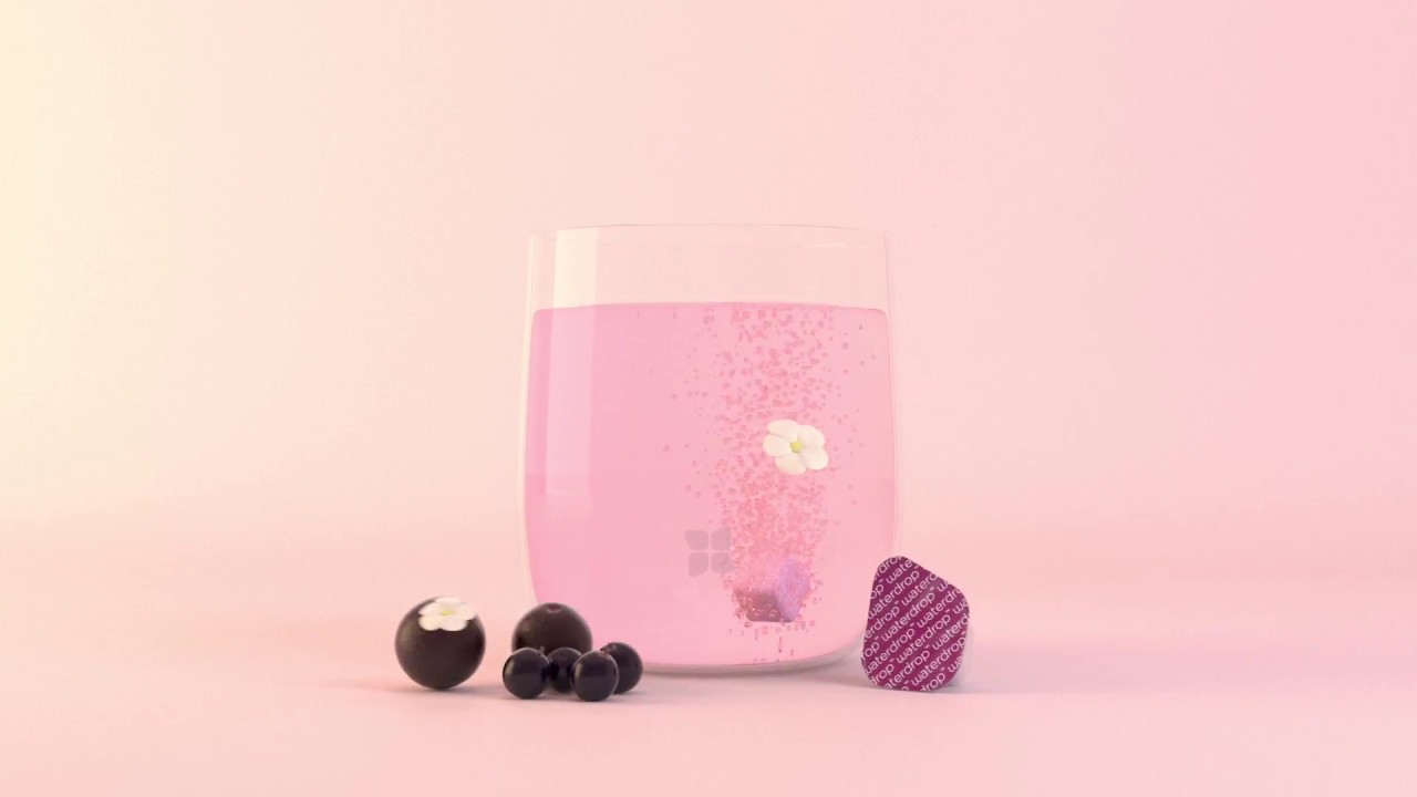 The first microdrink in a cube - discover waterdrop® an alternative to bottled water