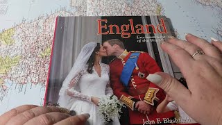 ASMR ~ Facts about England ~ Soft Spoken Page Turning