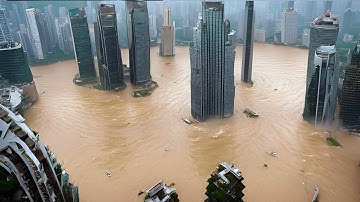 🔴 Dringend! Hele wolkenkrabbers zinken! Meer dan 21.000 huizen zijn onder water gezet in Venezuela