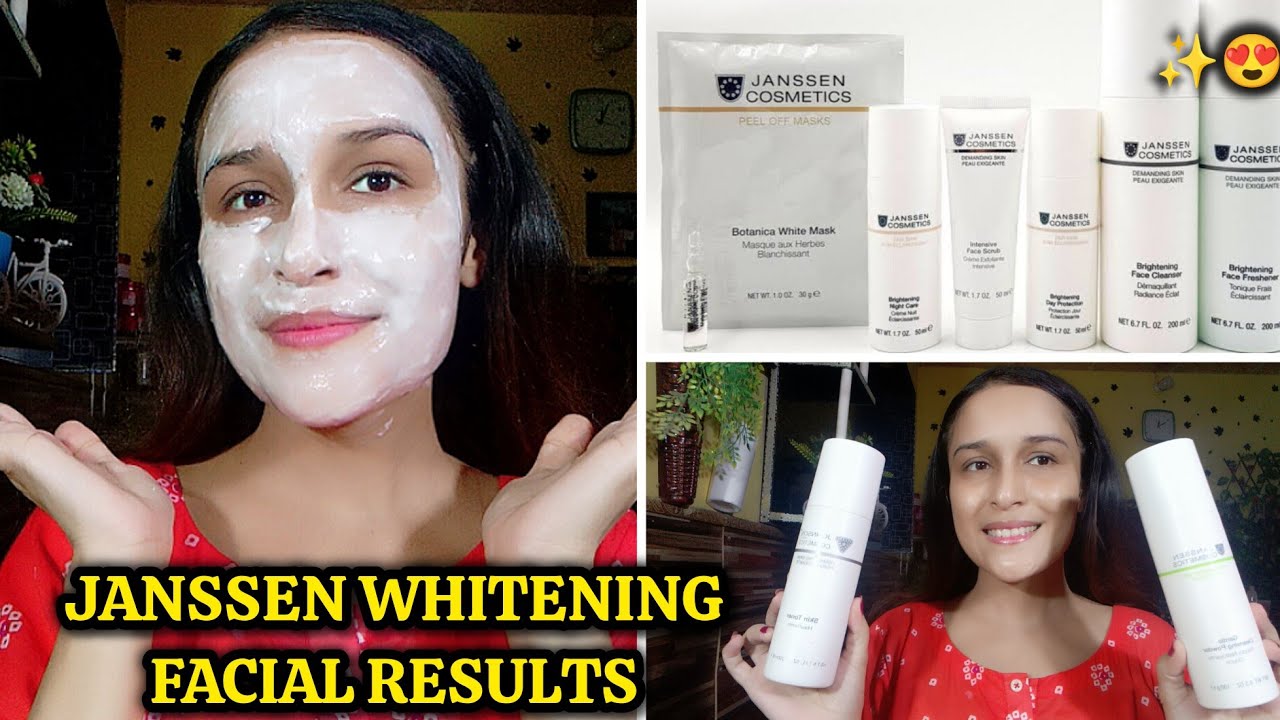 *JANSSEN WHITENING FACIAL* ~ Step By Step 👍||  SALOON LIKE METHOD AT HOME😍 #whiteningfacial