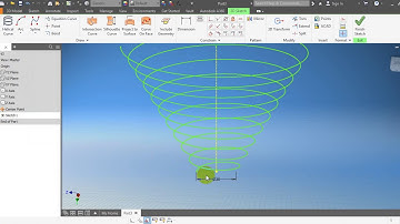 Hướng dẫn lệnh Helical curve và Arc trong Sketch 3D - Inventor 2018