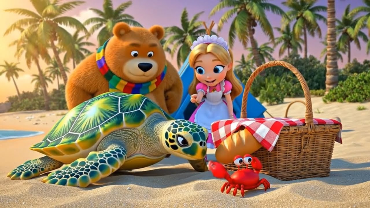 Funny Camping Fails on a Glowing Island 🌈 | Kind Hearts, Sea Turtles & Dancing Dolphins 🐬🦀