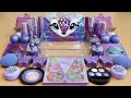 "Purple"Mixing Eyeshadow and Makeup,parts,glitter Into Slime!Satisfying Slime Video!★ASMR★