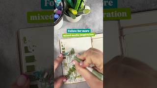 Mixed media art journaling process video #mixedmediajournal #artjournal #mixedmediaartjournal